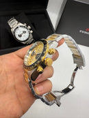 Tudor Black Bay Chrono S&G Aço/Dourado 41mm, Mostrador Dourado - Oyster