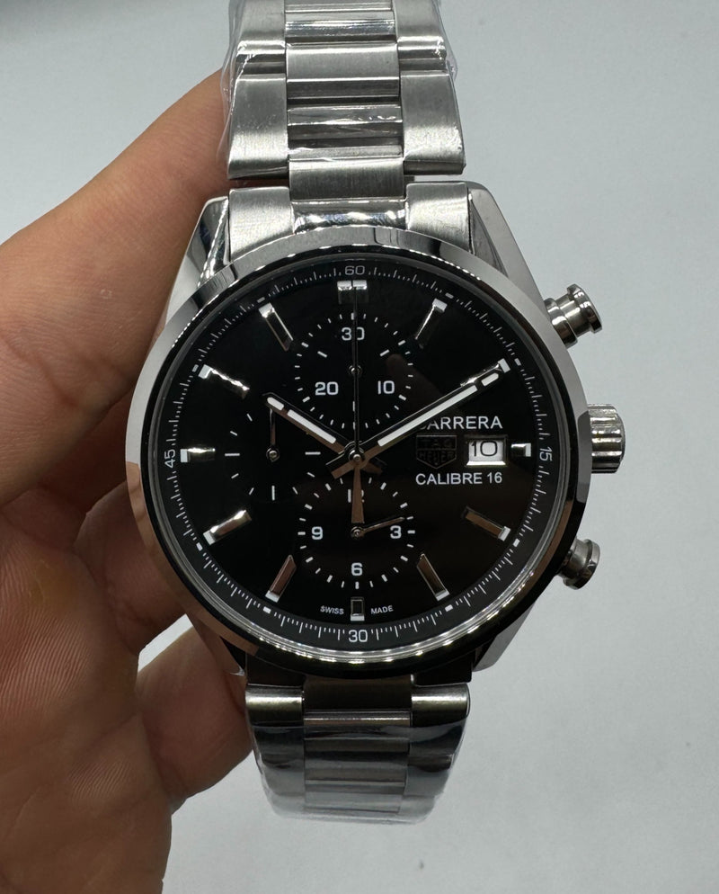 TAG Heuer Carrera Calibre 16, Chronograph Eletrônico, 44 mm, Aço