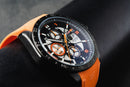 Tag Heuer Carrera RedBull Aço 43mm Mostrador Branco Bezel Preto