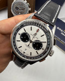 Breitling Premier Aço Chrono 42mm Pulseira Couro
