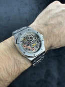 Audemars Piguet Royal Oak 41mm Esqueleto, Pulseira Aço