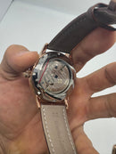 Patek Philippe Classic Turbilhão 40mm Aço/Rose, Pulseira Couro