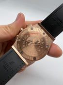 Hublot Classic Chrono Rosè 45mm Mostrador Preto Esqueleto