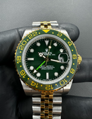 Rolex GMT-Master II 40mm Aço/Dourado Mostrador verde Luneta verde