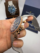 Breitling Superocean Crono Aço 44mm Pulseira Aço Milanes