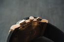 Hublot Classic Chrono 45mm Rosé Mostrador Preto Bisel Preto