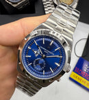 Vacheron Constantin Overseas Dual Time Aço 41mm, Mostrador Azul