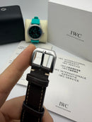 IWC Pilot 40mm Mark XX - Pilot 40mm - Aço/Couro - Verde e Marrom