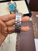 Patek Philippe Cubitus Aço, Fases da Lua 42mm, Mostrador Azul