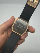 Hublot Spirit Of Big Bang 42mm, Aço/Rose Mostrador Azul Esqueleto