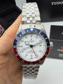 Tudor Black Bay GMT - PEPSI - Mostrador Branco - 41mm - Aço