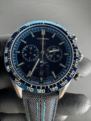Tag Heuer Carrera Aço 43mm, Mostrador Azul, Puls. Lona