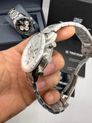 TAG Heuer Carrera Chronosprint x Porsche - Aço 42mm - Branco