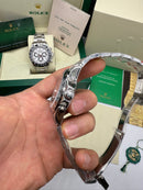 Rolex Daytona 40mm Aço, Mostrador Preto