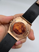 Hublot King Power 48mm - Rosè - Mostr  Marro - Puls. Borracha e Couro