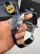 TAG Heuer Carrera Chronograph Aço 39mm - Azul -