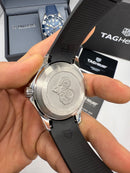 Tag Heuer Aquarecer 300, 43mm, Aço, Mostrador Laranja, Puls. Borracha
