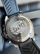 TAG Heuer Formula 1 Chronograph x Indy 500,  Quartzo, 43 mm, Aço, Puls. Borracha