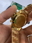 Rolex Cosmograph Daytona 40mm, Dourado, Mostrador Verde - CLONE