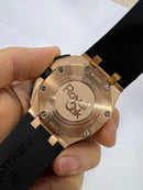 Audemars Piguet Royal Oak Offshore 44mm Mostrador Preto Bezel Aço