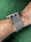 Breitling Superocean Aço 44mm Mostrador Prata Bisel Preto