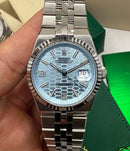 Rolex Land-Dweller 40mm, Mostrador Azul Gelo - CLONE