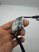 Omega Seamaster Co-Axial 40mm Mostrador Branco