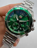 TAG Heuer F1 Cronometro 43mm Aço Mostrador Verde