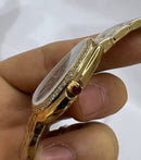 Bvlgari SERPENTI SEDUTTORI 33mm Dourado - Mostrador Preto - Bezel Crav.