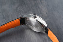 Tag Heuer F1 43mm Aço Mostrador Laranja Luneta Preta