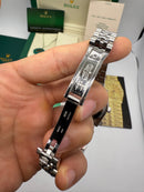 Rolex Date-Just 31mm/36mm Aço, Mostrador Rose, Luneta Canelada