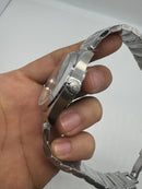 Omega Aquaterra 41,5mm Aço Mostrador Verde Luneta Lisa