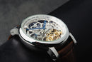 Patek Phillippe Turbilhão 42mm Aço Mostrador Branco