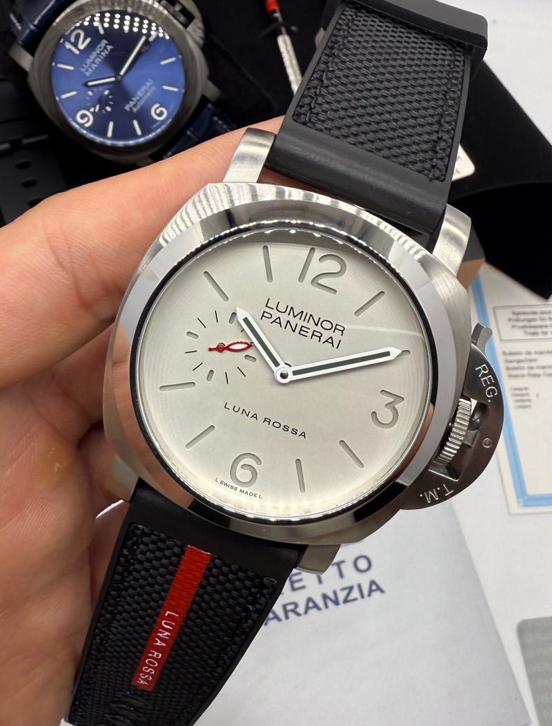 Panerai Luminor Submersible 44mm Aço LUNA ROSSA, Puls. Nylon