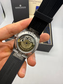 Vacheron Constantin Overseas Turbilhão Aço 40mm, Mostrador Preto