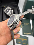 Audemars Piguet Royal Oak Offshore 44mm Mostrador Cinza Bezel Aço