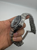 Omega Planet Ocean Co-Axial Master 45,5mm Aço Mostrador Preto Bezel Preto