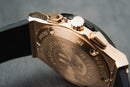 Hublot Classic Chrono 45mm Rosé Mostrador Preto Bisel Preto