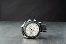 Omega Speedmaster Snoop 42mm Mostrador Branco Luneta Preta