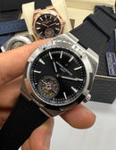 Vacheron Constantin Overseas Turbilhão Aço 40mm, Mostrador Preto