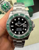 Rolex Submariner Date StarBucks 41mm Aço Mostrador Preto Luneta Verde