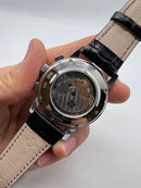 Patek Phillippe Turbilhão 42mm Aço, Pulseira Couro