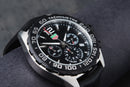 Tag Heuer F1 Cronometro 42mm Aço Mostrador Preto Luneta Preta