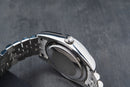 Rolex Datejust 41/36mm Aço Mostrador Cinza, Luneta Canelada