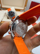 Omega Planet Ocean 007 Co-Axial Master Chronometer - 45,5mm Aço - Puls. Borracha