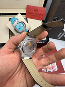 Patek Philippe Nautilus Fases da Lua 40mm, Aço, Mostrador Cinza