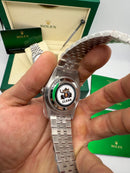 Rolex Datejust 41mm/36mm/31mm Aço - Mostrador Azul - Pulseira Jubilee - CLONE