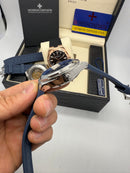Vacheron Constantin Overseas Turbilhão Aço 40mm, Mostrador Azul