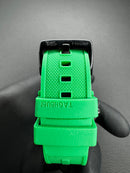 Tag Heuer F1 Cronometro 42mm Aço Mostrador Verde, Pulseira Borracha