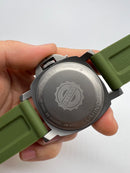 Panerai Luminor Marina 44mm Aço Mostrador Preto Pulseira Borracha
